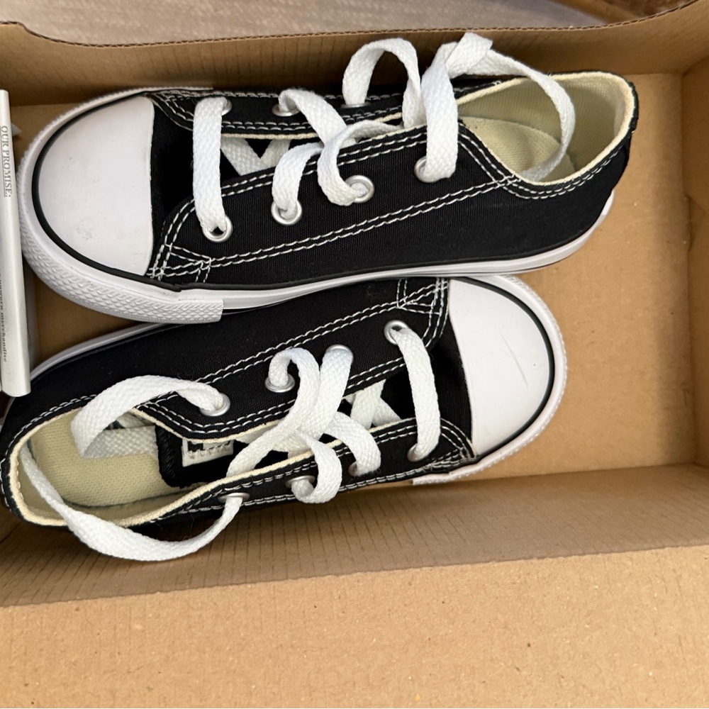 Converse Black and White Kids Sneakers